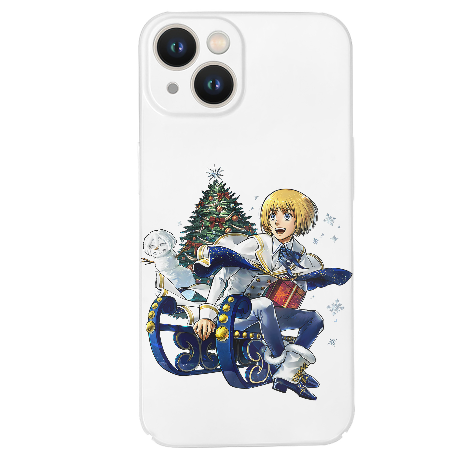 （画像用） 進撃の巨人 アルミン·アルレルト Attack on Titan Armin Arlert 【iPhone 14シリーズ対応】ハードケース